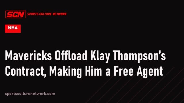 Mavericks Offload Klay Thompson’s Contract, Making Him a Free Agent