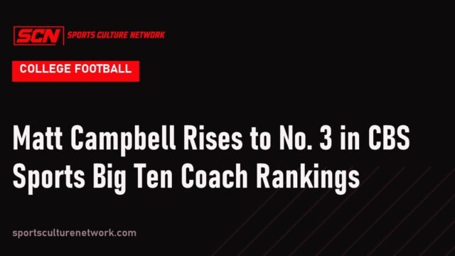 Matt Campbell Rises to No. 3 in CBS Sports Big Ten Coach Rankings