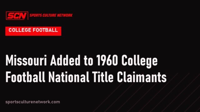 Missouri Added to 1960 College Football National Title Claimants