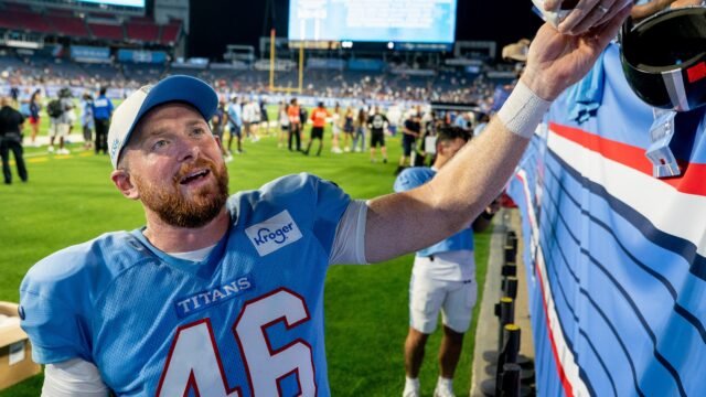 Titans’ Morgan Cox Still Going Strong at 40
