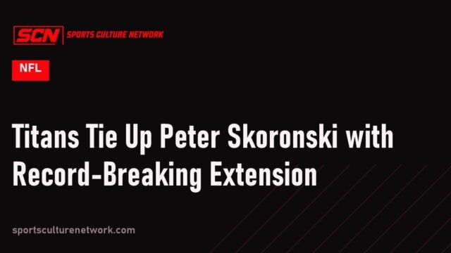 Titans Tie Up Peter Skoronski with Record-Breaking Extension