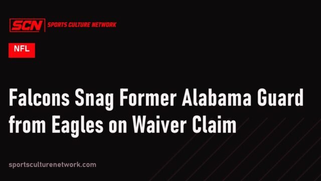 Falcons Snag Former Alabama Guard from Eagles on Waiver Claim