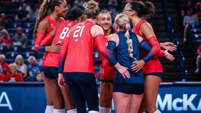 Red-Hot Red Team Dominates Arizona Volleyball Red-Blue Scrimmage