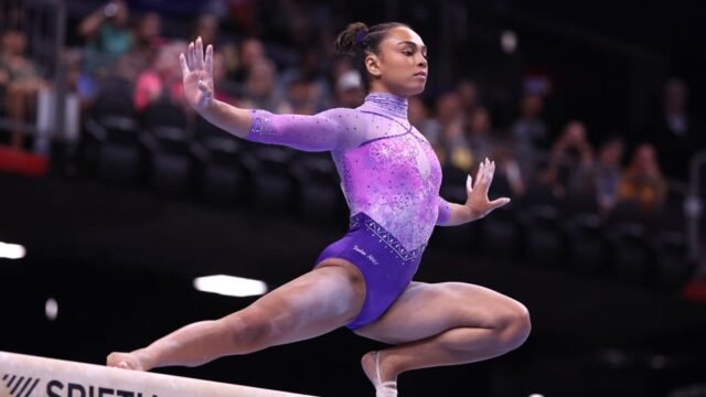 Rivera Roars Back to Claim Second U.S. Gymnastics Title