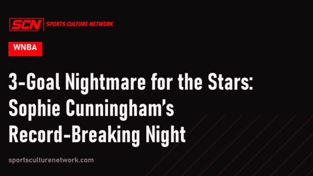 3-Goal Nightmare for the Stars: Sophie Cunningham’s Record-Breaking Night