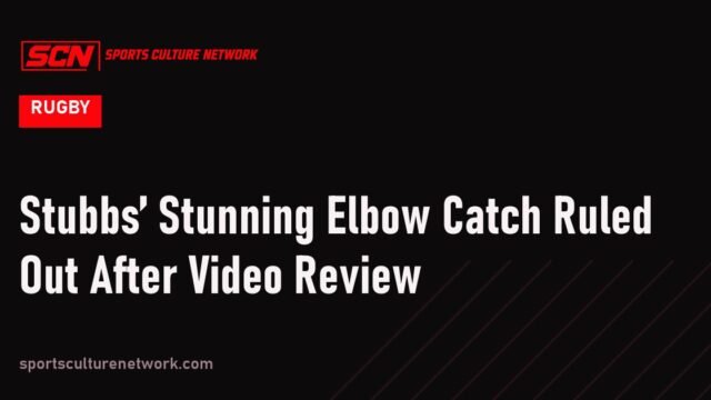 Stubbs’ Stunning Elbow Catch Ruled Out After Video Review