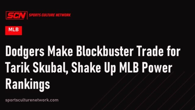 Dodgers Make Blockbuster Trade for Tarik Skubal, Shake Up MLB Power Rankings