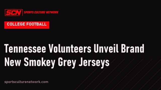 Tennessee Volunteers Unveil Brand New Smokey Grey Jerseys