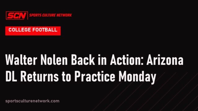 Walter Nolen Back in Action: Arizona DL Returns to Practice Monday