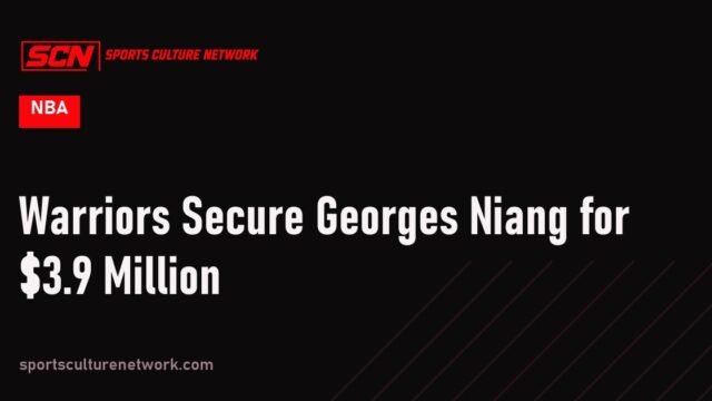 Warriors Secure Georges Niang for $3.9 Million