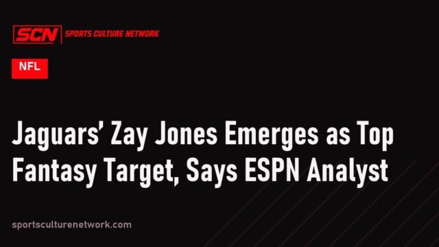 Jaguars’ Zay Jones Emerges as Top Fantasy Target, Says ESPN Analyst