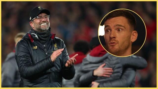 Andy Robertson reveals Klopp’s message to Liverpool squad before Barcelona comeback
