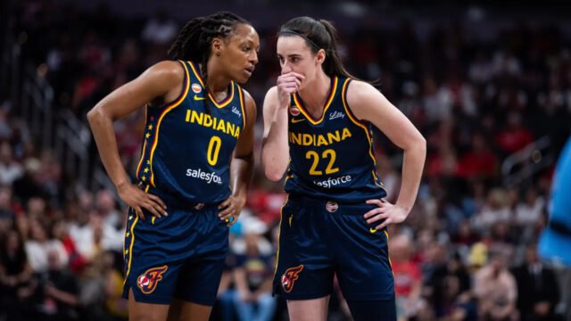Caitlin Clark and Kelsey Mitchell lead Fever to victory over Lynx