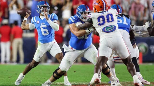 Florida and Ole Miss face off in top-25 college football matchup