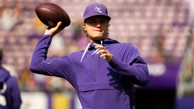 New York Giants quarterback J.J. McCarthy adopts number 18 after No. 9 is taken by Isaiah Likely