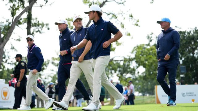 Justin Thomas mentors new player Koivun nearly a decade after his rookie year