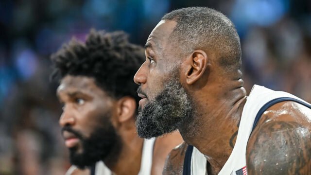 LeBron James says he enjoys competing against Father Time and wants to support Joel Embiid in Philadelphia