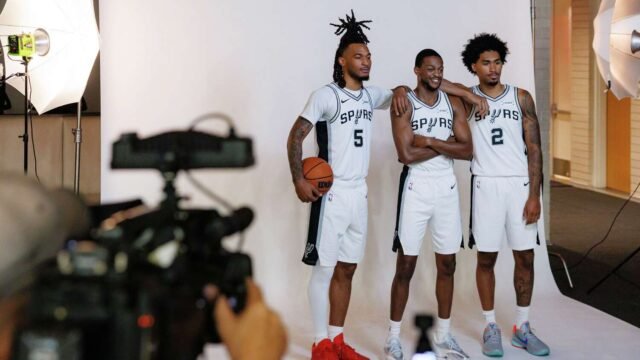 San Antonio Spurs coach Mitch Johnson navigates minutes for three star guards including rising talent Dylan Harper