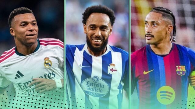 Raphinha and Mbappe lead Europe’s 2026-27 goals and assists standings