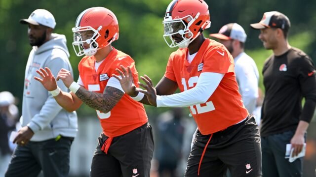 Browns consider trade options for Shedeur Sanders and Dillon Gabriel if Giants show interest