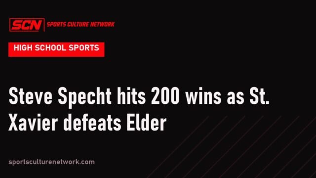 Steve Specht hits 200 wins as St. Xavier defeats Elder