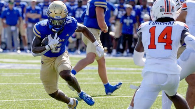 Tulsa vs Arkansas Week 4 football game scheduled for broadcast on ESPN