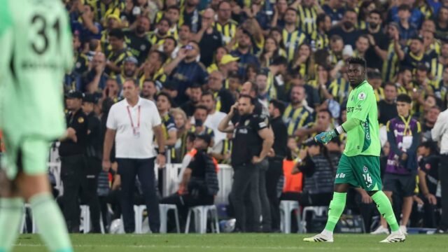 Andre Onana’s latest error for Trabzonspor as they beat KuPS 4-2 in Conference League