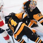 Arturs Silovs’ shutout leads Penguins past Florida as Cooper Black’s NHL debut falls short