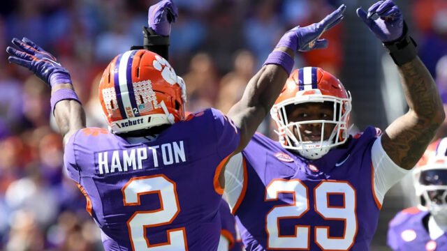 Saints target Clemson cornerback Ashton Hampton at 12th pick after slipping from top 10 in 2027 draft