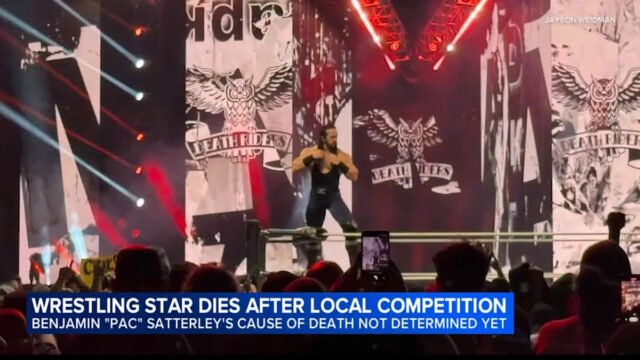 Wrestler Benjamin Satterley, known as Pac, died from asthma after AEW event near Chicago
