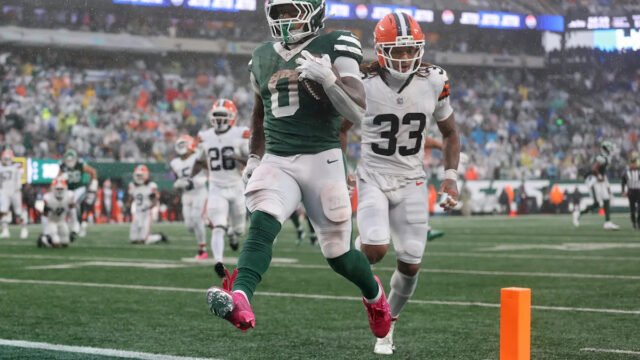 Braelon Allen’s career-long TD run secures Jets’ 17-12 comeback victory over Browns after punt mishap