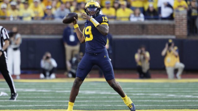 Michigan quarterback Bryce Underwood aims to rebound against Penn State’s weak rushing defense at the Big House