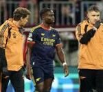 Arsenal face uncertainty over Bukayo Saka’s fitness after early Champions League injury at Bayern