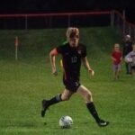 Jonesville’s Charlie Spencer scores hat trick as team reaches district semifinals against Hillsdale Academy