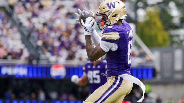 Chris Lawson records first 100-yard game as Washington beats Purdue 38-26