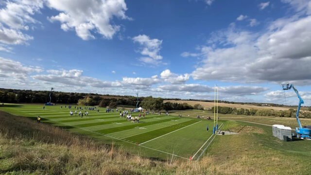 Colts prepare for London game with practice at English countryside retreat near Ware