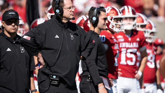 Indiana football coach Curt Cignetti sees promise despite mistakes in close loss to Ohio State