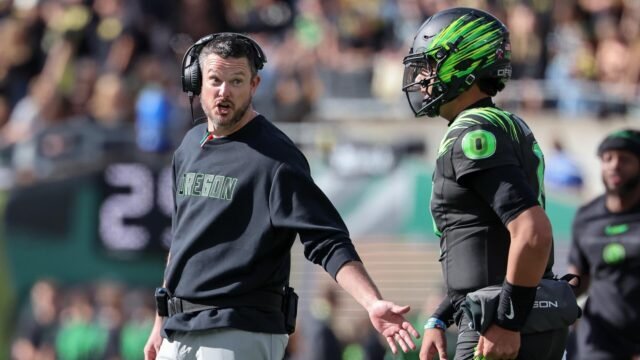 Oregon Ducks coach Dan Lanning weighs quarterback options ahead of crucial Nebraska game after offensive struggles