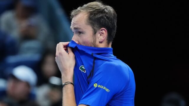 Daniil Medvedev defaulted at China Open after ball strikes spectator during Djokovic semi-final