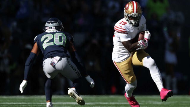 Deebo Samuel ruled out of 49ers-Seahawks Week 5 clash with hamstring injury