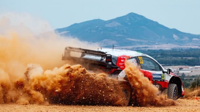 Elfyn Evans faces title decider after puncture slows him before Rally Italy Power Stage