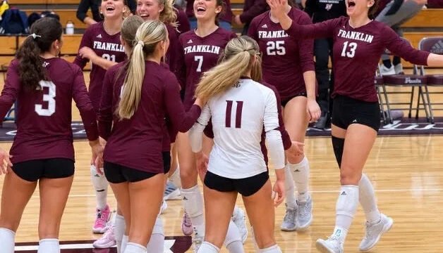 Franklin volleyball ends 11-year drought with state tournament spot and 23-game win streak