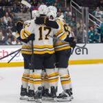 Ducks hold off Bruins 2-1 as Frederic Brunet scores first NHL goal in Anaheim