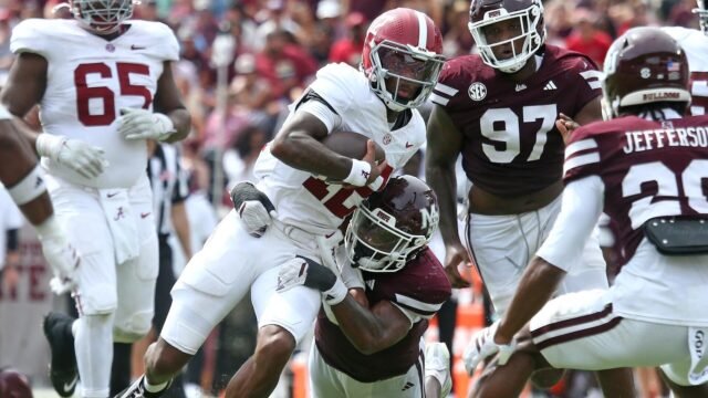 No. 2 Georgia and No. 6 Alabama clash in SEC showdown with both teams unbeaten