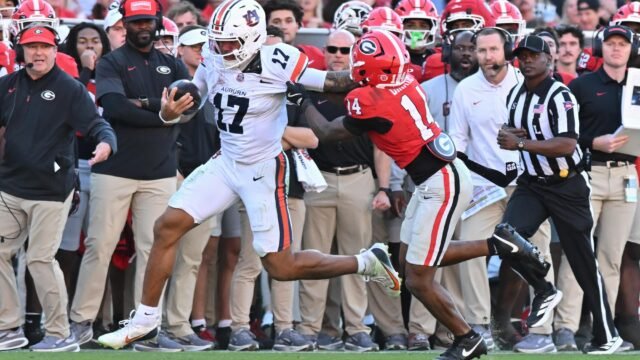 Georgia Bulldogs drop to fifth after narrow loss to Auburn amid key injuries