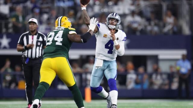 Green Bay Packers prepare to face elite quarterbacks including Dak Prescott in challenging stretch