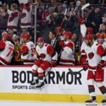 Hurricanes secure first win with overtime power-play goal by Gostisbehere in Philadelphia