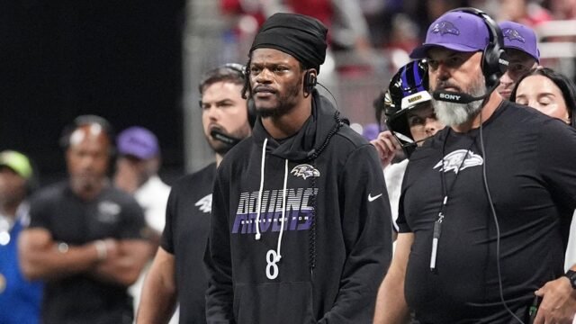 Ravens’ Jesse Minter updates Lamar Jackson’s status as QB misses Wednesday practice ahead of Browns game