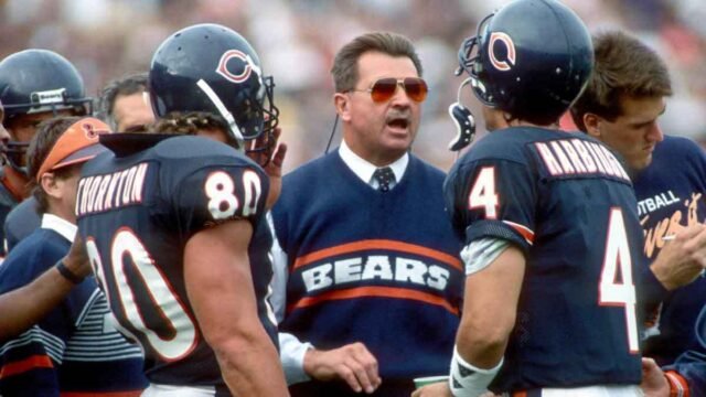 Jim Harbaugh honors late Bears coach Mike Ditka with heartfelt memories and stories