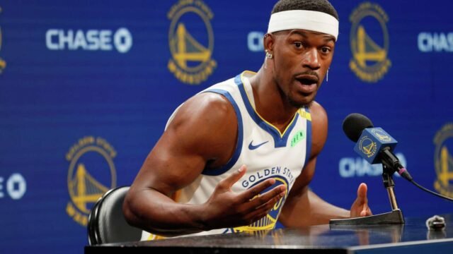 Warriors’ Jimmy Butler stays engaged in Hawaii training camp while recovering from ACL surgery